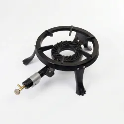 Чавунна газова плита 7 кВт ГБ-23. Потужний промисловий пальник під казан та автоклав