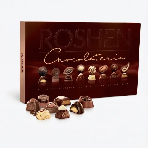 Шоколадні цукерки Roshen Chocolateria Ассорти 256 г гр