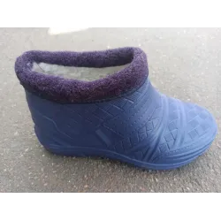 Калоші жіночі на хутрі синие