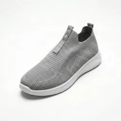Чоловічі літні кросівки сліпони сітка сірі текстильні Saint Lonye (р. 41-45)