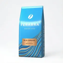 Кава в зернах Ferarra Blue Espresso 1 кг. Преміум купаж середнього обсмажування