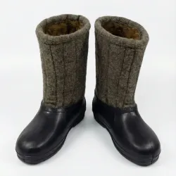 Бурки шинельні з галошами, теплі чоловічі валянки для риболовлі та роботи, розміри 41-45