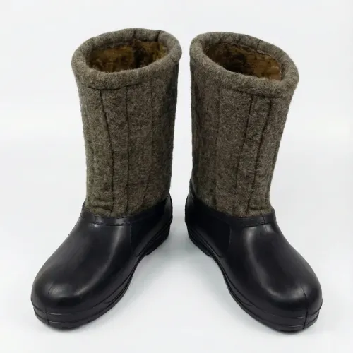 Бурки шинельні з галошами, теплі чоловічі валянки для риболовлі та роботи, розміри 41-45