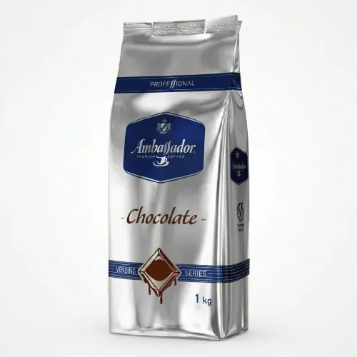 Гарячий шоколад Ambassador Chocolate 1 кг. Розчинне какао для вендингу та дому (Німеччина)