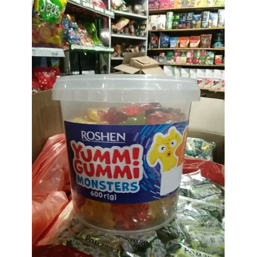 Цукерки Roshen Yumm Gumm monsters 600 гр