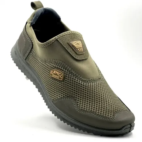 Кросівки мокасини чоловічі сітка Хакі Dago Style