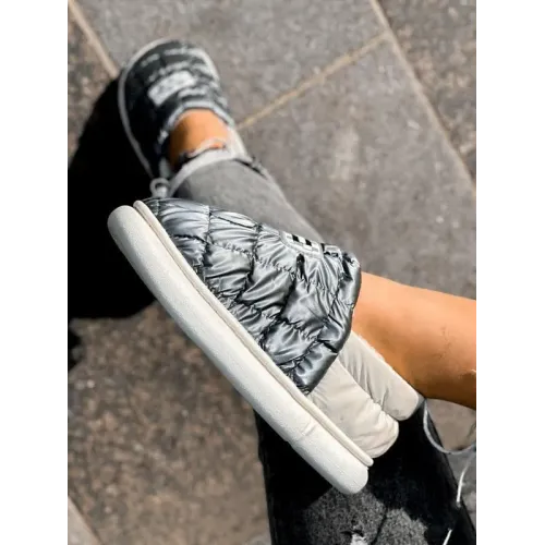 Дутики Superme GREY короткі уги хутряні низькі, що не промокають зимові теплі