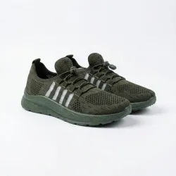 Чоловічі літні кросівки сітка Хакі на затяжці легкі (р. 41-45)