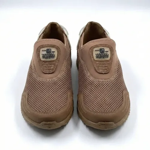 Сліпони чоловічі літні DAGO Style (Сітка) | Бежеві, Мокасини без шнурків, Розміри 41-45