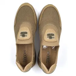 Кросівки сітка чоловічі Бежевий