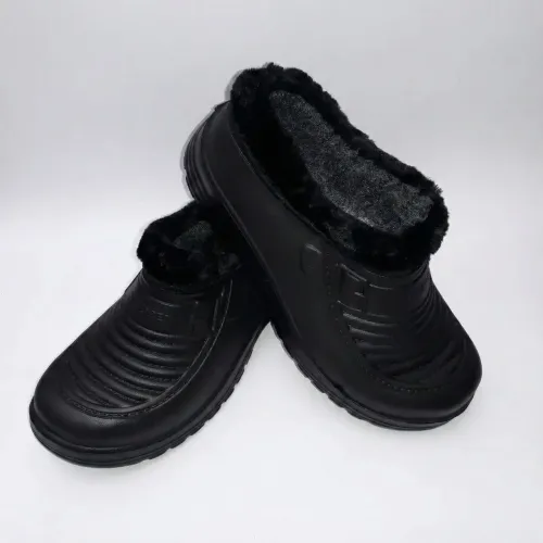 Чоловічі зимові калоші PROFI на хутрі (Піна ЕВА, Чорні) р. 41-45