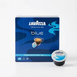 Кава в капсулах Lavazza Blue Espresso Decaffeinato Soave (без кофеїну) 100% Арабіка, 100 шт