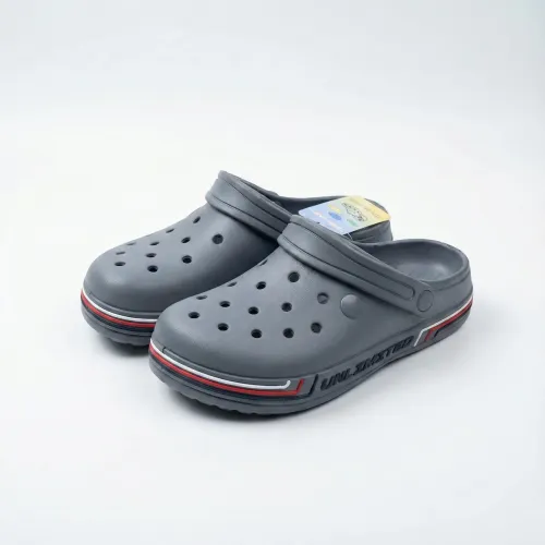 Сабо крокси сірі з піни EVA (р. 36-41) Unlimited, пляжне взуття для басейну та саду