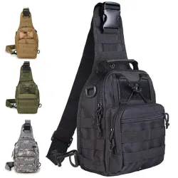 Чоловіча сумка через плече, барсетка 6 л чорний