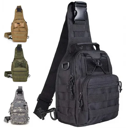 Чоловіча сумка через плече, барсетка 6 л чорний