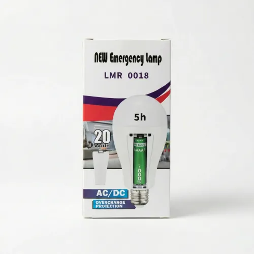 Лампа з акумулятором 20W E27 LMR 0018. Аварійна LED лампочка (Туреччина) + Гачок