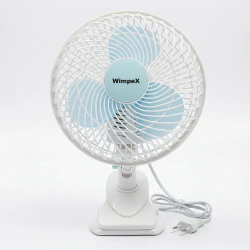 Настільний вентилятор WimpeX WX1601 (16 дюймів), потужний 3-швидкісний, поворотний (Австрія)