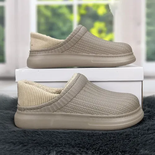 Калоші без задника сабо на хутрі жіночі Dago Style бежеві