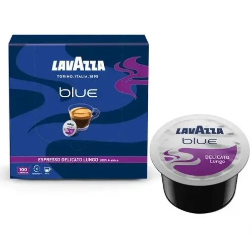 Кава в капсулах Lavazza Blue Delicato Lungo 100 шт Італія 100% Арабіка