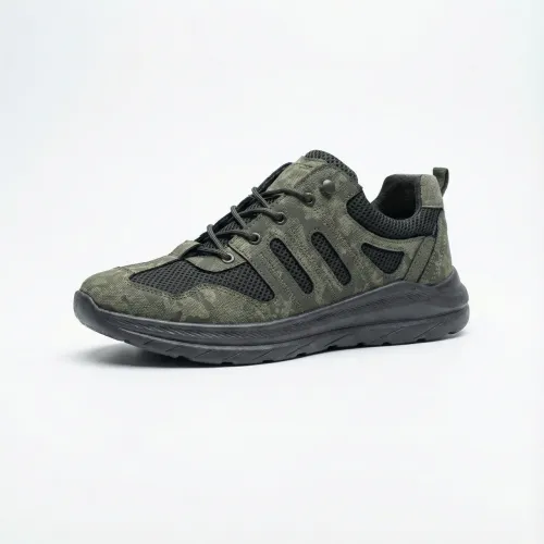 Кросівки чоловічі літні (р. 41-45) камуфляж хакі, тактичний стиль, сітка