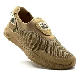 Кросівки сітка чоловічі Бежевий