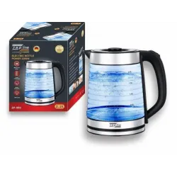 Електрочайник ZP-989 скляний 2.2 л
