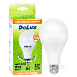 Лампа Світлодіодна 20Вт E27 6500K DELUX BL 80