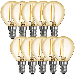 LED лампа ETRON Filament 1-EFP-157 G45 E14 10W 3000K clear glass