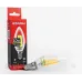LED лампа ETRON Filament 1-EFP-124 С37 E27 6W 4200K прозора