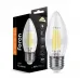 LED лампа ETRON Filament 1-EFP-124 С37 E27 6W 4200K прозора