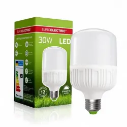 Лампа LED EUROLAMP 30W E27 6500K 2800Lm LED-HP-30276(P) (світлодіодна високопотужна)
