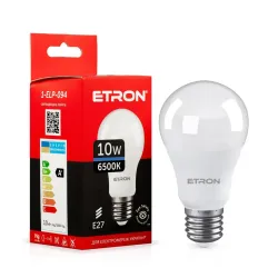 LED лампа A60 10W Е27 6500K 220V ETRON 1-ELP-094 світлодіодна