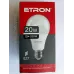 LED лампа 20W A70 Е27 6500K 220V ETRON 1-ELP-091 світлодіодна