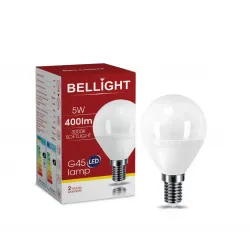 Лампа світлодіодна LED G45 220V/5W E14 3000K