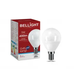 Лампа світлодіодна LED G45 220V/5W E14 6500K
