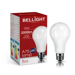 Лампа світлодіодна LED A75 220V/20W E27 4000K