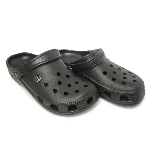 Крокси чоловічі капці сабо чорні, носок закритий 41