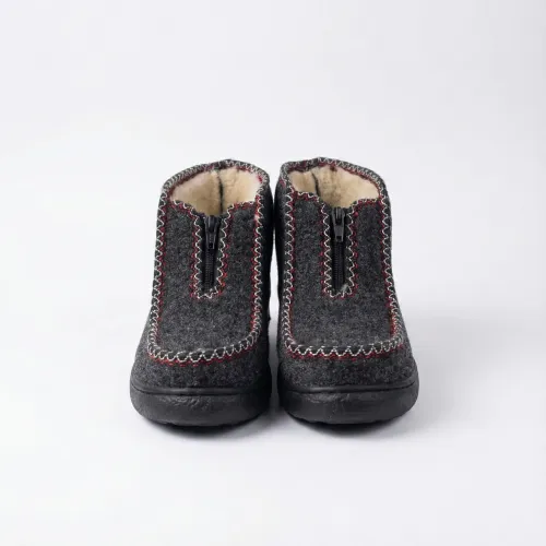 Чуні бурки зимові повстяні на хутрі. Теплі домашні капці на блискавці. Розміри 36-41 41