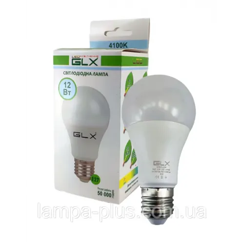 Низьковольтна AC/DC 10-70V LED лампа А65 12W 4100К Е27 GLX