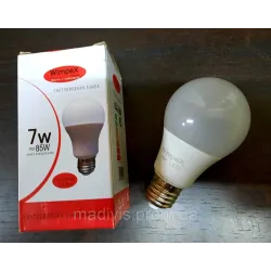 Енергоощадна лампочка 7W~85W (E27) 550 lm WimpeX, 6х10,8 см Білий
