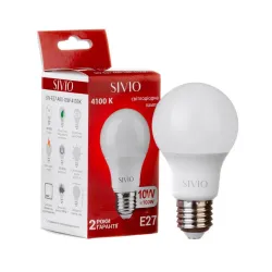 LED лампа SIVIO E27 А60 10W 4100К Нейтральний білий
