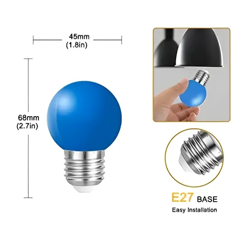 Лампа LED EUROLAMP G45 5W E14 4000K 220V LED-G45-05144(P) (