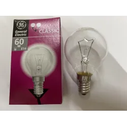 Лампа розжарювання General Electric GE 230v 60w E14 (кулька) Р45