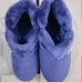 Чуні капці домашні сині з вишивкою Серце. Теплі жіночі бурки на хутрі Dagohome. Розміри 37-41 39