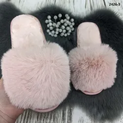 Хутряні капці жіночі хутро штучний песець 36 - 41 39