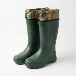 Чоловічі чоботи піна ЕВА з манжетом. Легкі зелені гумаки для рибалки 41-45 44
