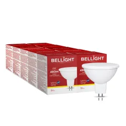 Світлодіодна лампа Bellight MR16 220 - 240V 6W 3000K GU 5.3 НАБІР 10шт.