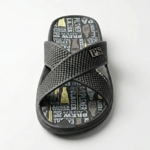 Чоловічі шльопанці з принтом 