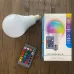 Розумна лампочка RGB 16 кольорів Е27 LED 15Вт + пульт ДК
