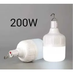 Лампа світлодіодна з USB зарядкою 200w 5 режимів!